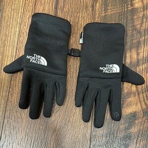 Kids North Face Black Gloves